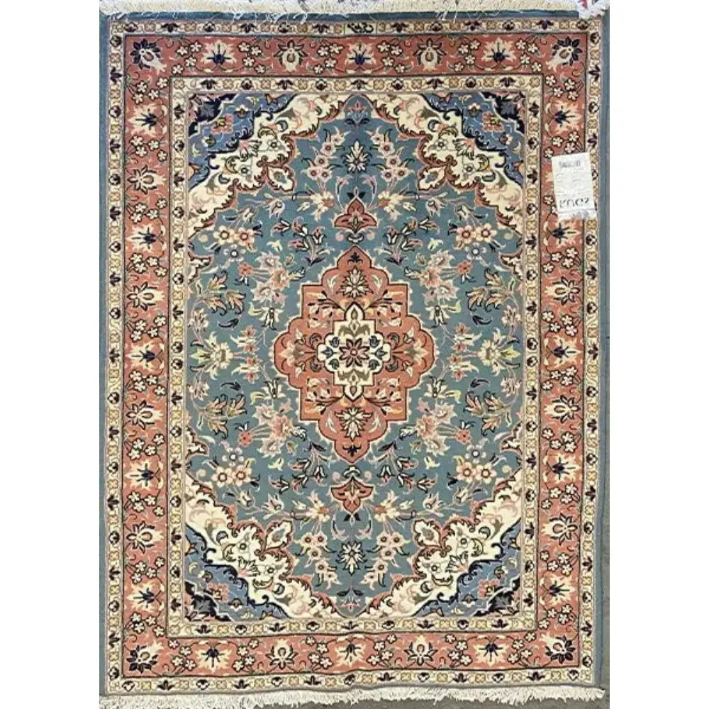 One Of The Kind Persian Yazd Rug 6'0" x 4'3" zandirugs